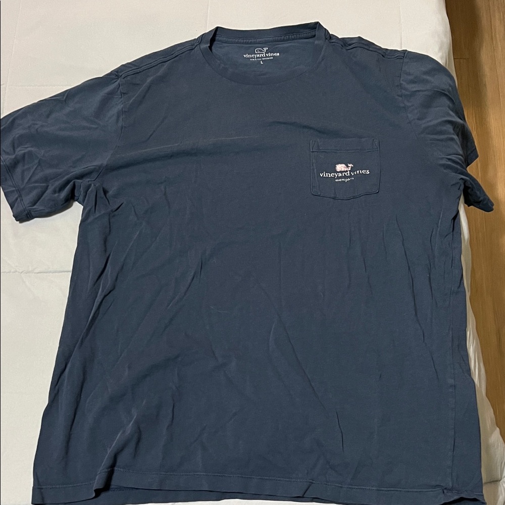 Vineyard Vines Men's Deep Blue Short Sleeve Tee